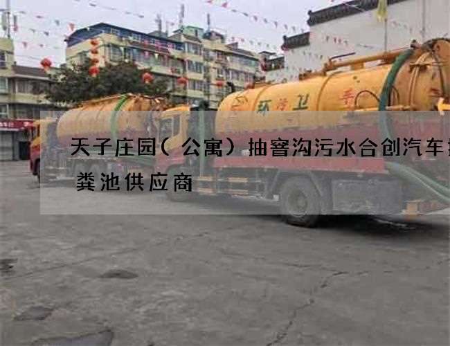 天子庄园(公寓)抽窨沟污水合创汽车抽化粪池供应商