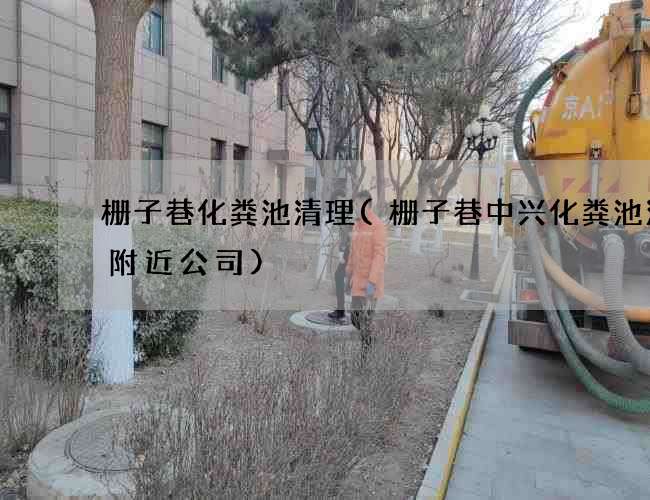 栅子巷化粪池清理(栅子巷中兴化粪池清理附近公司)