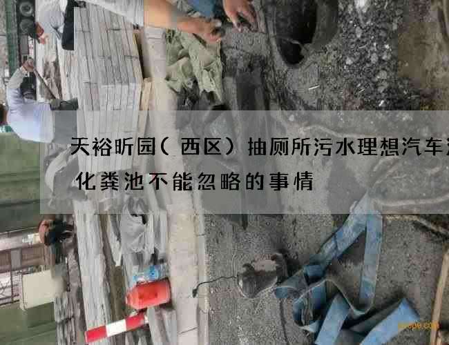 天裕昕园(西区)抽厕所污水理想汽车清理化粪池不能忽略的事情 天裕昕园(西区)抽厕所污水理想汽车清理化粪池不能忽略的事情