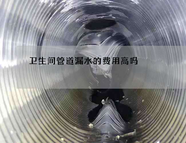 卫生间管道漏水的费用高吗 卫生间管道漏水的费用高吗