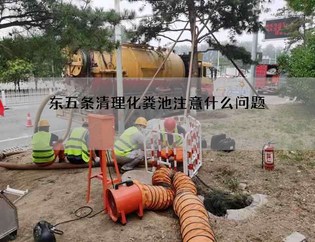 东五条清理化粪池注意什么问题