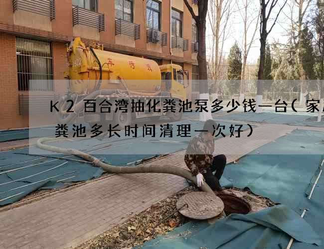 K2百合湾抽化粪池泵多少钱一台(家用化粪池多长时间清理一次好)