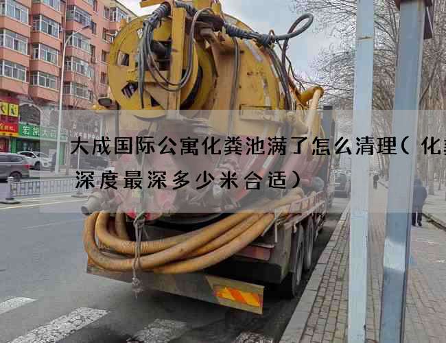 大成国际公寓化粪池满了怎么清理(化粪池深度最深多少米合适) 大成国际公寓化粪池满了怎么清理(化粪池深度最深多少米合适)