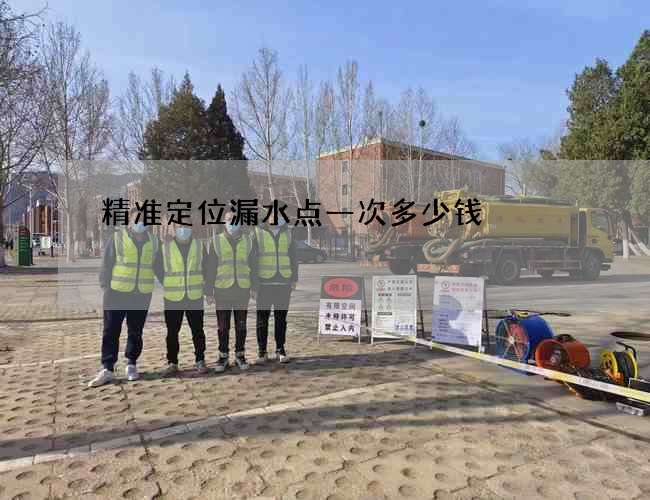 精准定位漏水点一次多少钱?的这几个方法来 精准定位漏水点一次多少钱?的这几个方法来