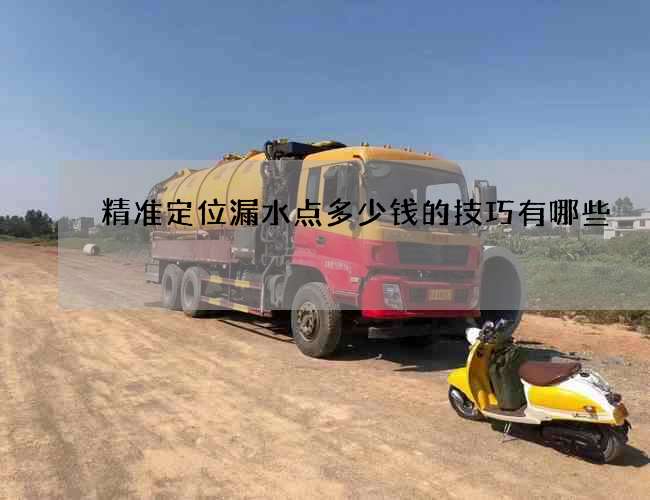 精准定位漏水点多少钱的技巧有哪些 精准定位漏水点多少钱的技巧有哪些