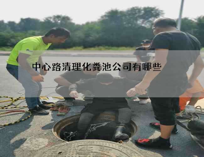 中心路清理化粪池公司有哪些