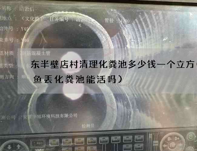 东半壁店村清理化粪池多少钱一个立方(鲶鱼丢化粪池能活吗) 东半壁店村清理化粪池多少钱一个立方(鲶鱼丢化粪池能活吗)