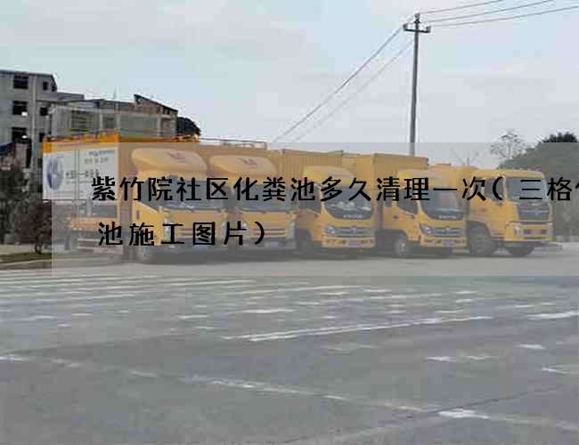 紫竹院社区化粪池多久清理一次(三格化粪池施工图片)
