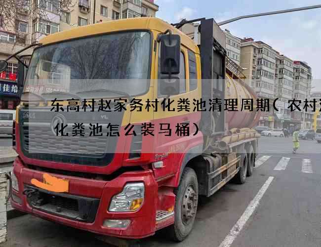 东高村赵家务村化粪池清理周期(农村没有化粪池怎么装马桶)