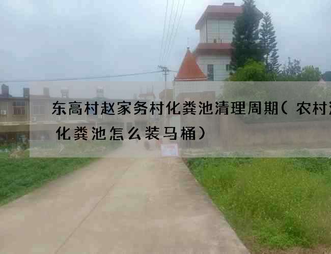 东高村赵家务村化粪池清理周期(农村没有化粪池怎么装马桶)