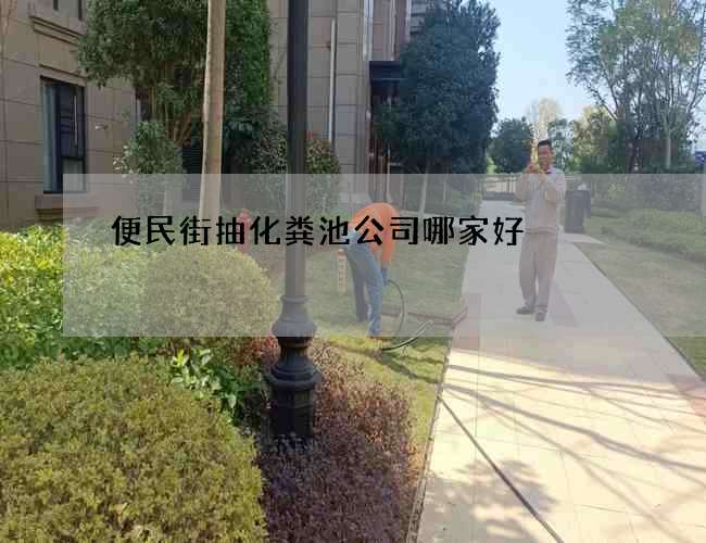 便民街抽化粪池公司哪家好