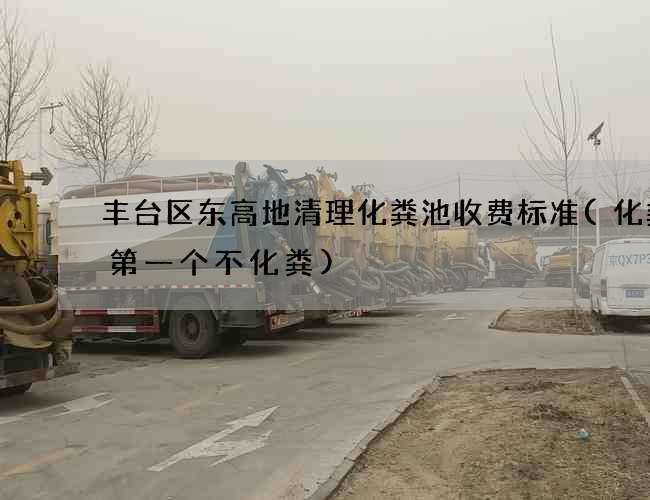 丰台区东高地清理化粪池收费标准(化粪池第一个不化粪)