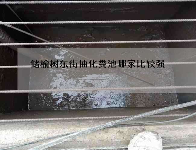 储榆树东街抽化粪池哪家比较强