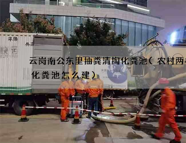 云岗南公东里抽粪清掏化粪池(农村两格式化粪池怎么建)