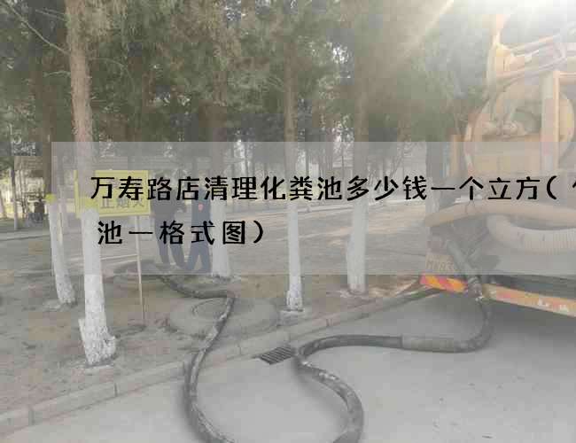 万寿路店清理化粪池多少钱一个立方(化粪池一格式图)
