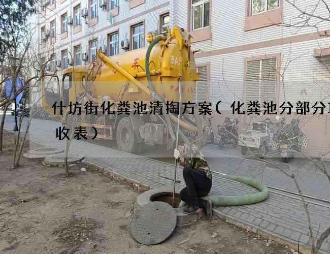 什坊街化粪池清掏方案(化粪池分部分项验收表)