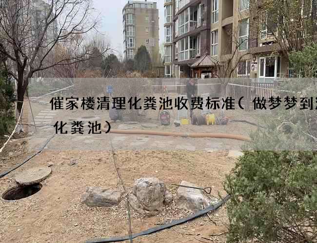 催家楼清理化粪池收费标准(做梦梦到清理化粪池)