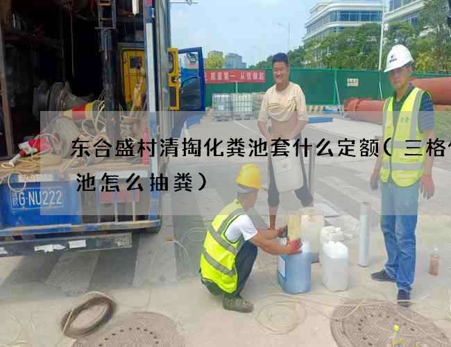 东合盛村清掏化粪池套什么定额(三格化粪池怎么抽粪)