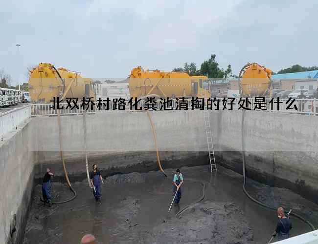北双桥村路化粪池清掏的好处是什么
