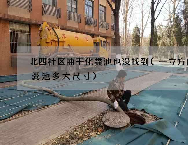 北四社区抽干化粪池也没找到(一立方的化粪池多大尺寸)