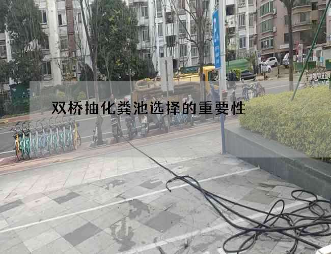 双桥抽化粪池选择的重要性
