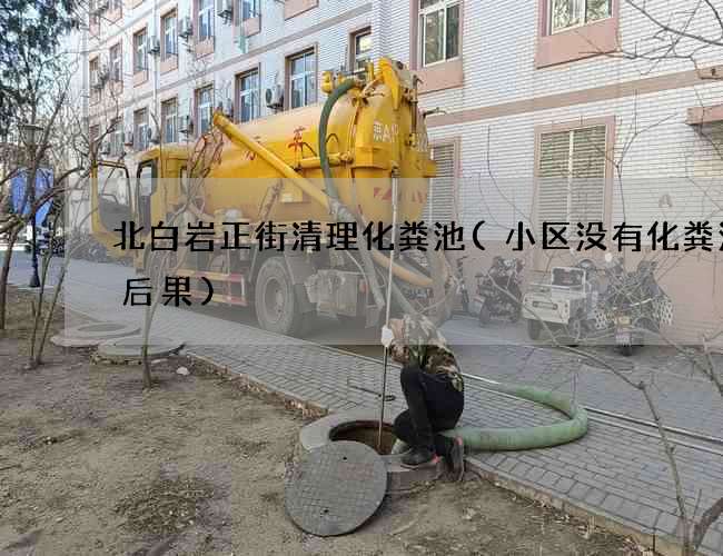 北白岩正街清理化粪池(小区没有化粪池的后果)