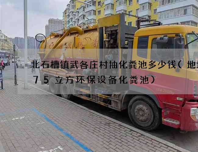 北石槽镇武各庄村抽化粪池多少钱(地埋式75立方环保设备化粪池)