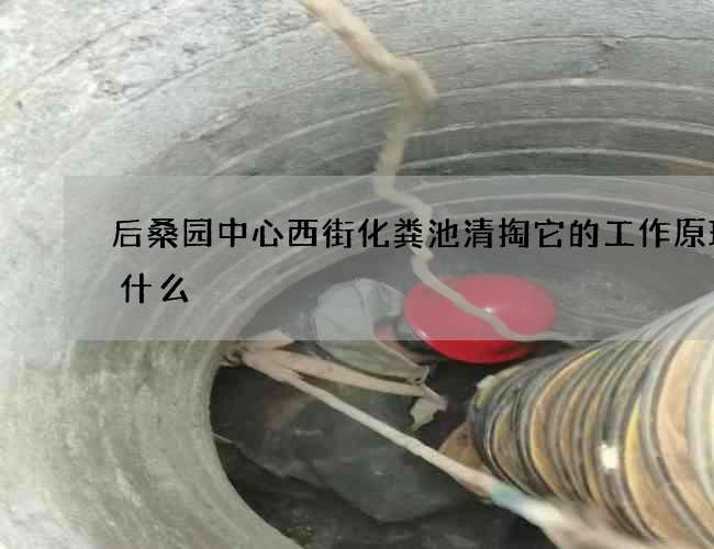 后桑园中心西街化粪池清掏它的工作原理是什么