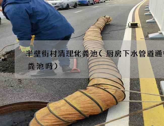 半壁街村清理化粪池(厨房下水管道通往化粪池吗)