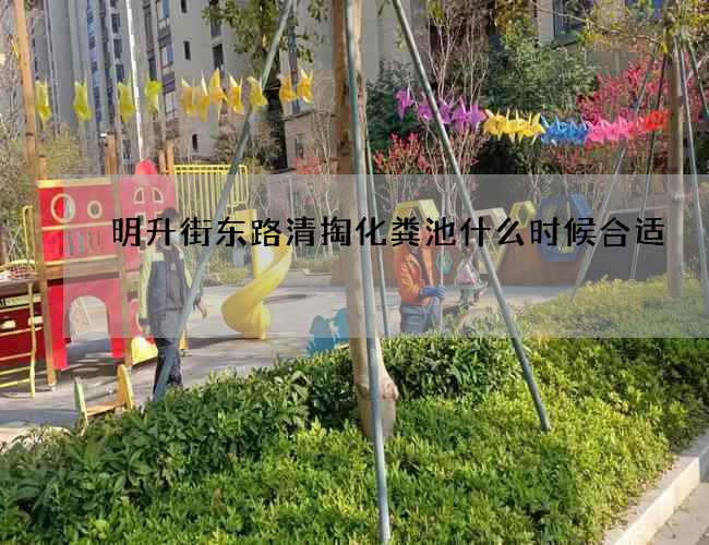 明升街东路清掏化粪池什么时候合适