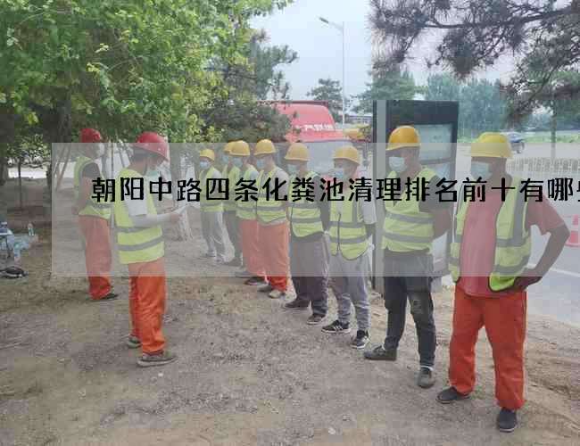 朝阳中路四条化粪池清理排名前十有哪些 朝阳中路四条化粪池清理排名前十有哪些