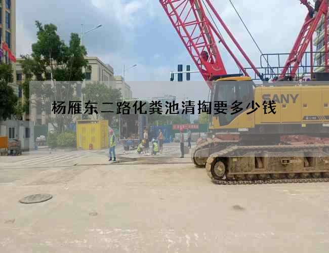 杨雁东二路化粪池清掏要多少钱