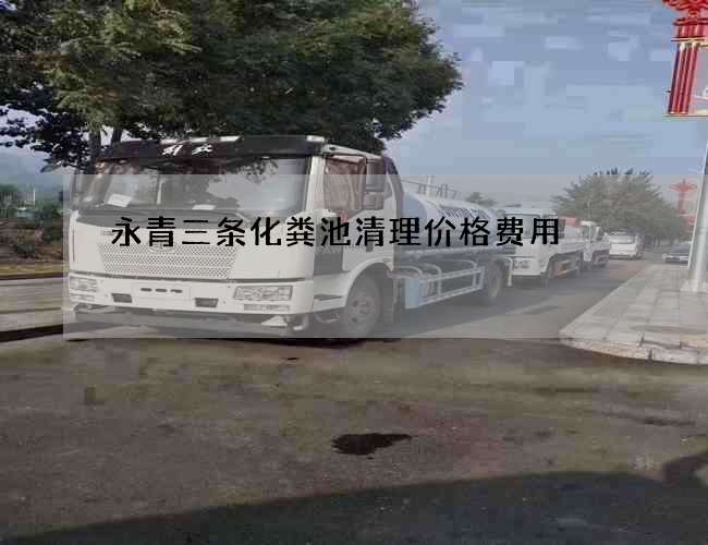 永青三条化粪池清理价格费用