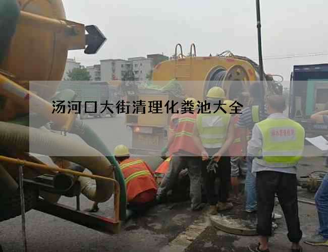 汤河口大街清理化粪池大全