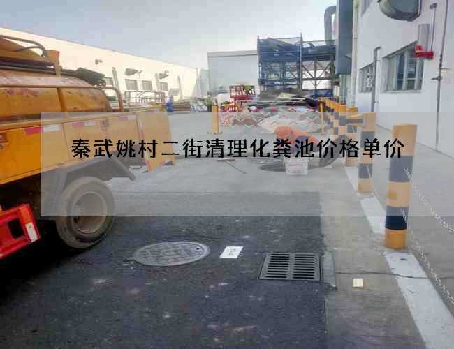 秦武姚村二街清理化粪池价格单价