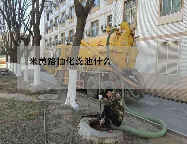 米黄路抽化粪池什么 米黄路抽化粪池什么