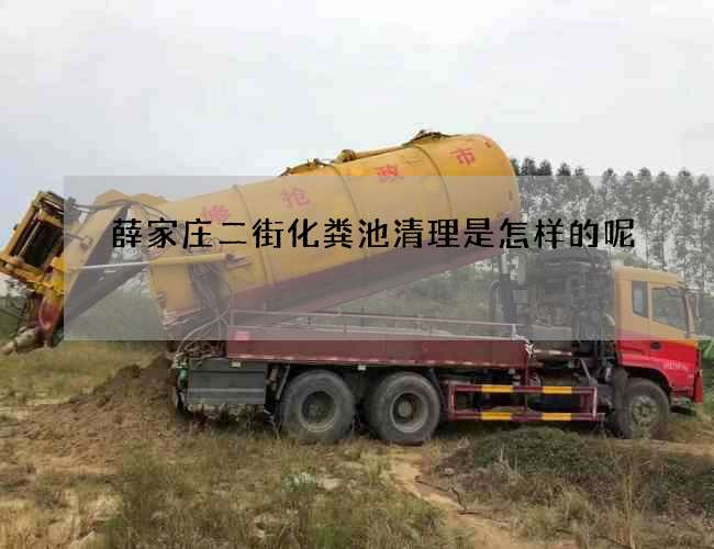 薛家庄二街化粪池清理是怎样的呢
